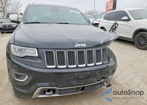 2016 Jeep Grand Cherokee Overland z USA, uszkodzony, nr VIN 1C4RJFCG4GC402256
